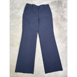 Ann Taylor Dress Pants Women's Size 8 Trousers Navy Blue Lined Curvy Fit New
